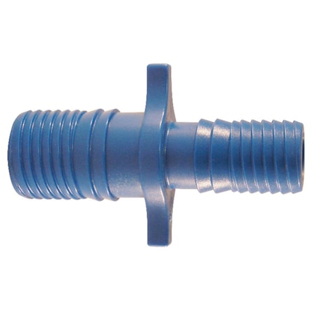 Blue Twisters 1 in. Insert x 0.75 in. Dia. Insert Polypropylene Coupling, Blue 4814554